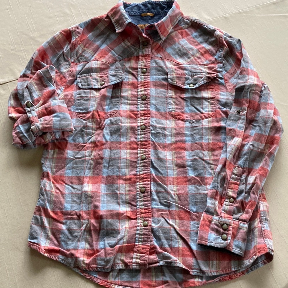 Plaid Button Down - image 1